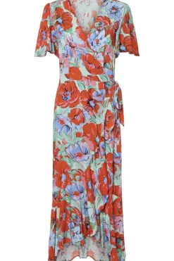 YAS sirima Ss Wrap Long Dress< Kjoler