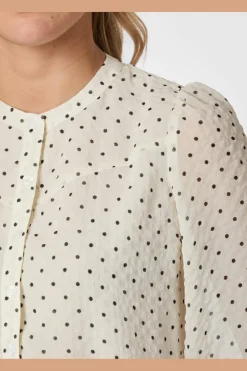 Yrima Dot Blouse 166076*Neo Noir New