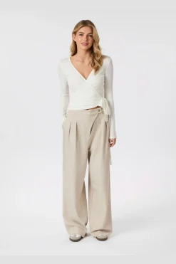 Neo Noir Zalka Eyelet Pants 165551< Bukser, Jeans & Leggings