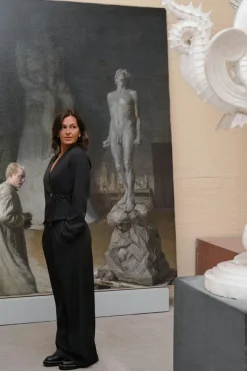 Zalka Eyelet Pants 165551*Neo Noir Online